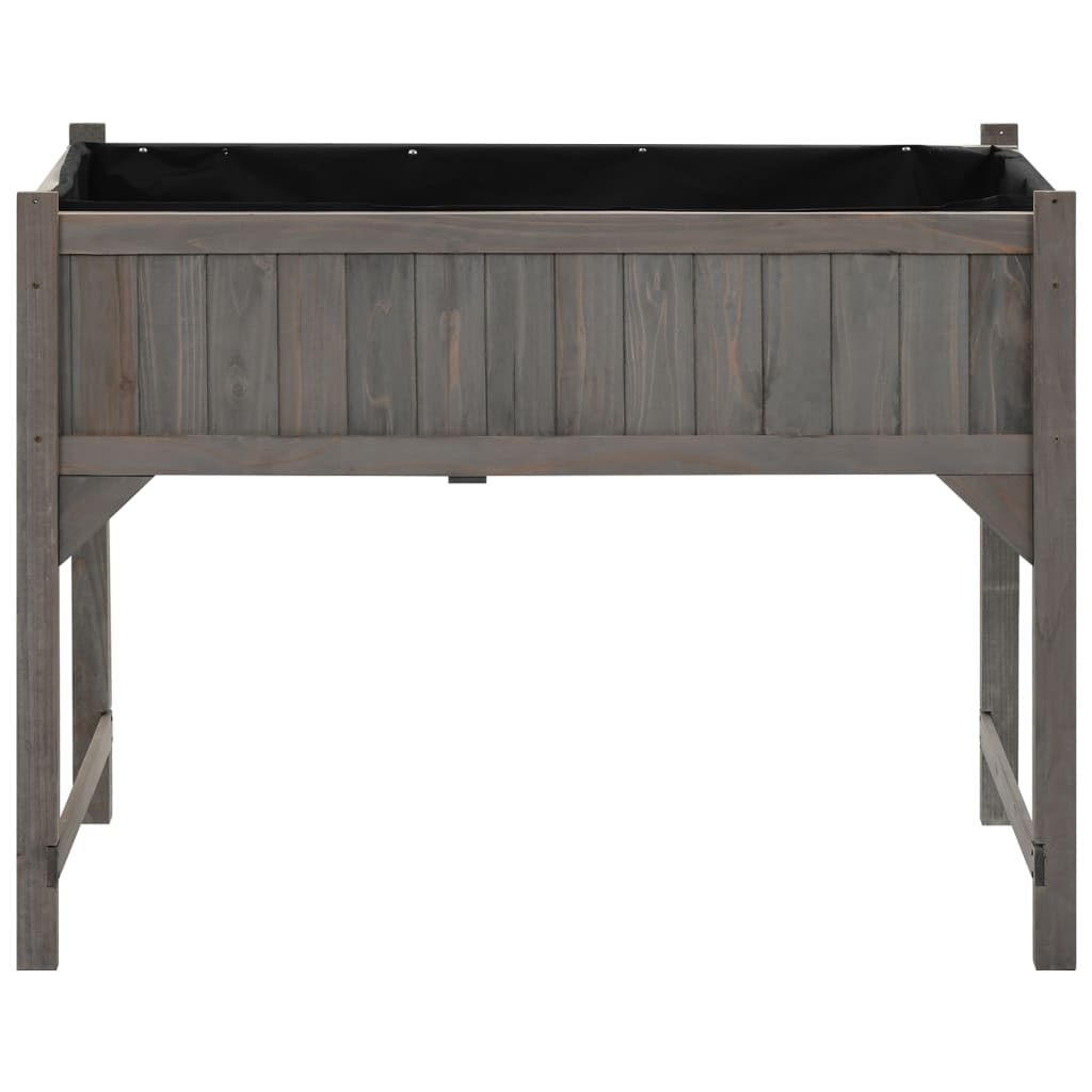 vidaXL Strat înălțat cu seră, 110x54x120 cm, lemn masiv de brad vidaXL Strat înălțat cu seră, 110x54x120 cm, lemn masiv de brad