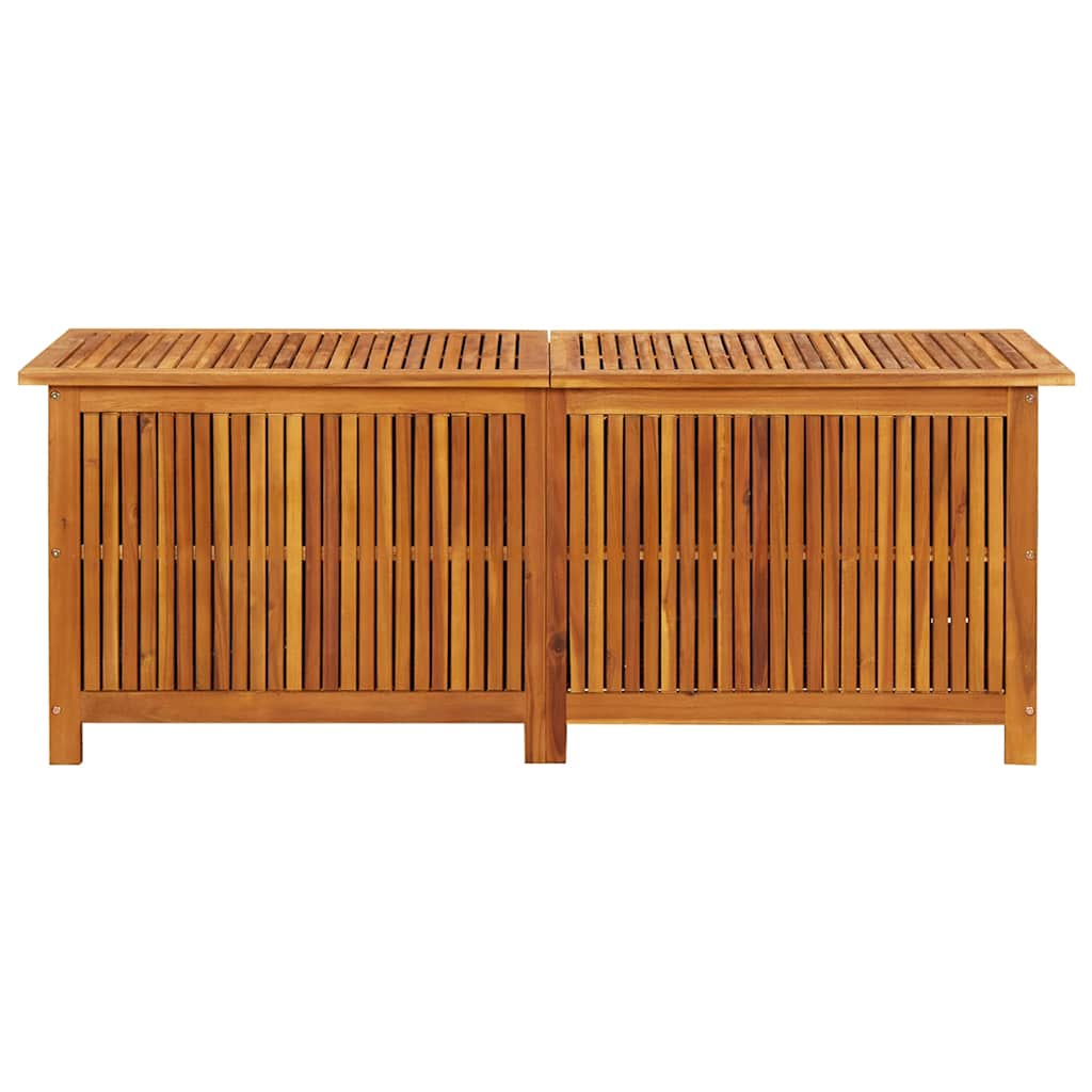 vidaXL Ladă de depozitare grădină, 150x50x58 cm, lemn masiv de acacia vidaXL Ladă de depozitare grădină, 150x50x58 cm, lemn masiv de acacia