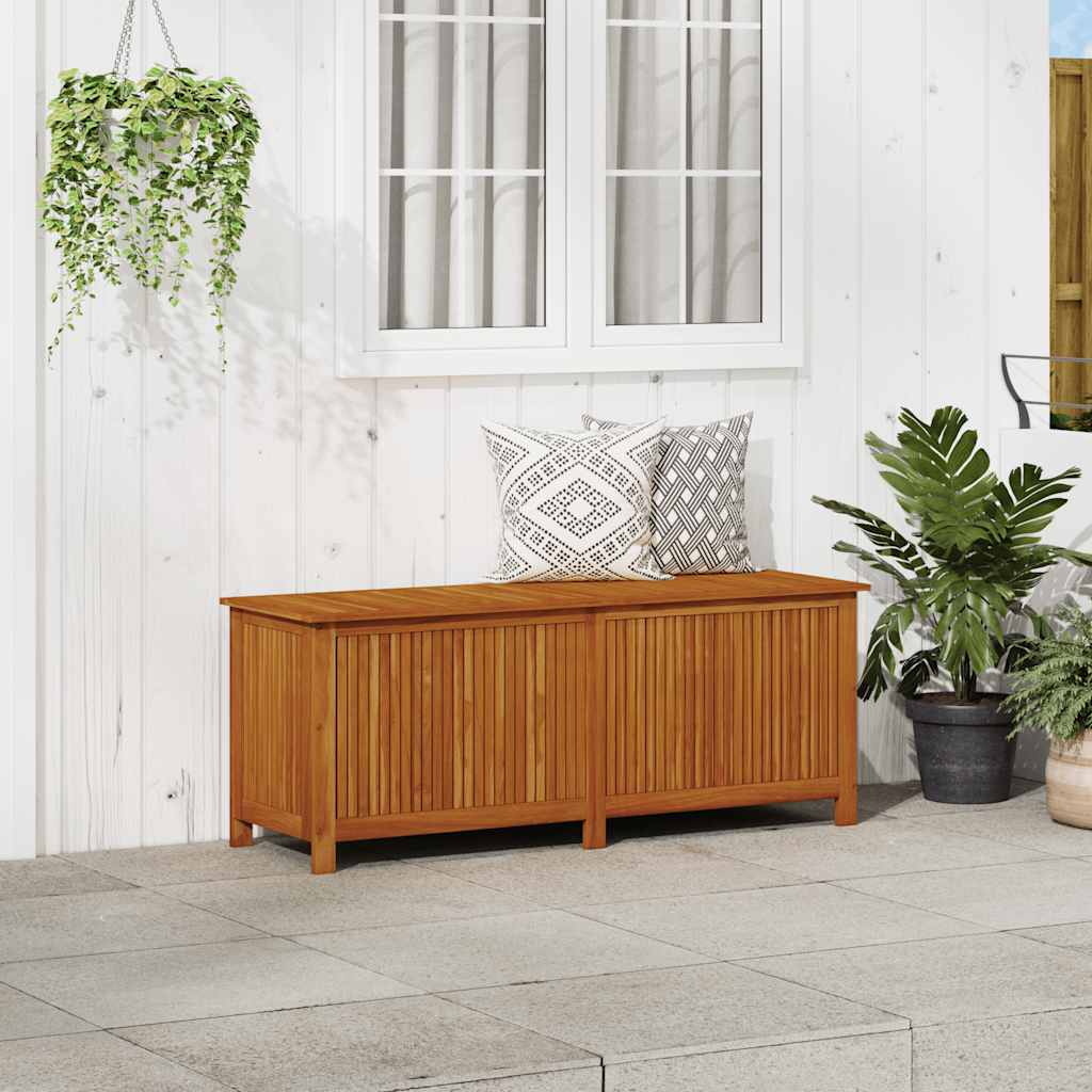 vidaXL Ladă de depozitare grădină, 150x50x58 cm, lemn masiv de acacia vidaXL Ladă de depozitare grădină, 150x50x58 cm, lemn masiv de acacia