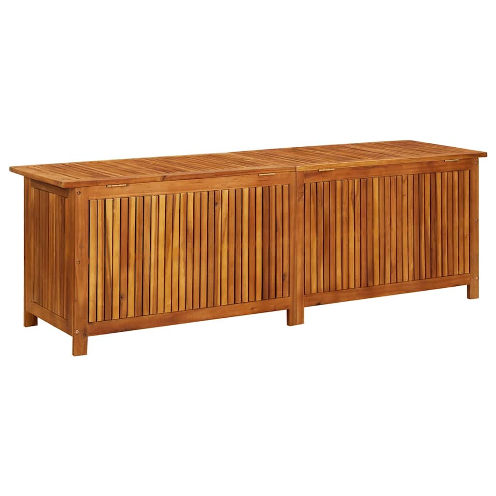 vidaXL Ladă de depozitare grădină, 175x50x58 cm, lemn masiv de acacia vidaXL Ladă de depozitare grădină, 175x50x58 cm, lemn masiv de acacia