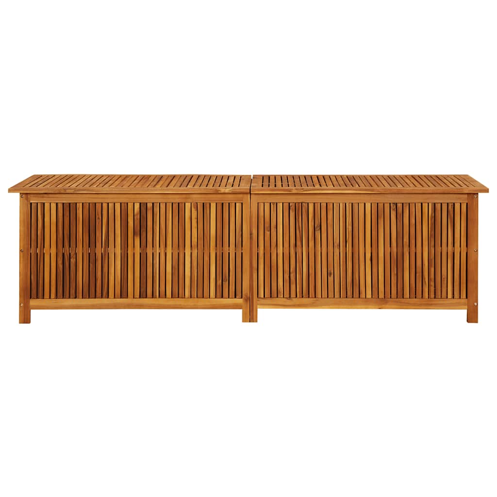 vidaXL Ladă de depozitare grădină, 200x50x58 cm, lemn masiv de acacia vidaXL Ladă de depozitare grădină, 200x50x58 cm, lemn masiv de acacia