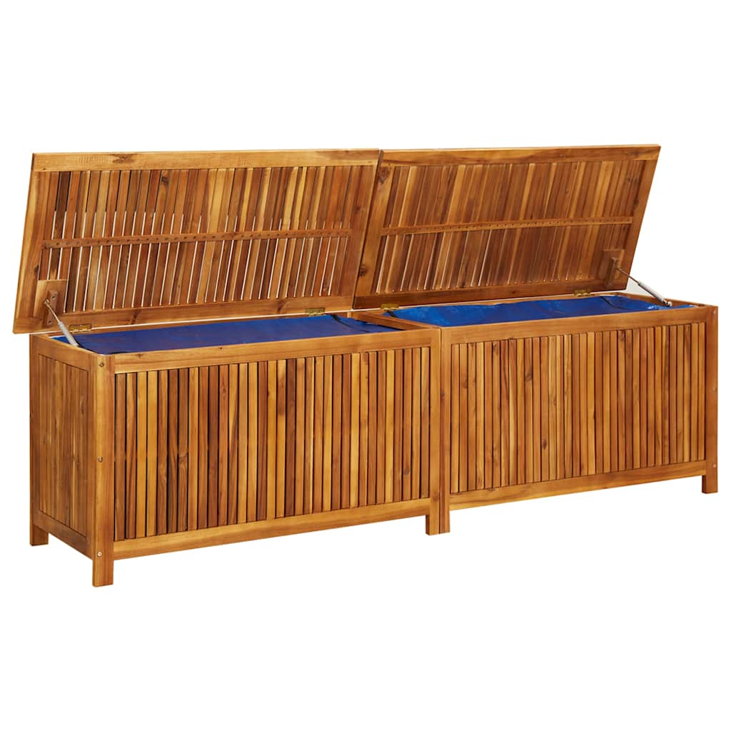 vidaXL Ladă de depozitare grădină, 200x50x58 cm, lemn masiv de acacia vidaXL Ladă de depozitare grădină, 200x50x58 cm, lemn masiv de acacia