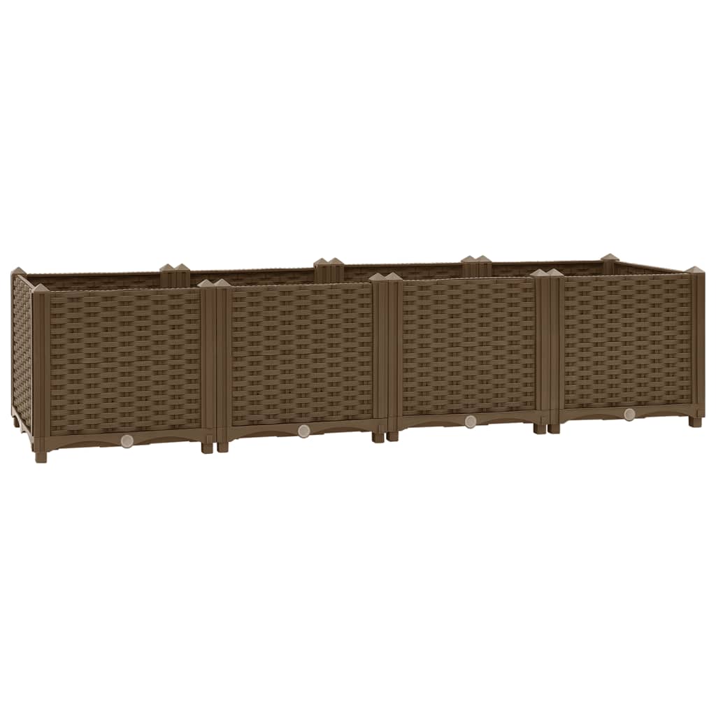 vidaXL Strat înălțat, 160x40x38 cm, polipropilenă vidaXL Strat înălțat, 160x40x38 cm, polipropilenă