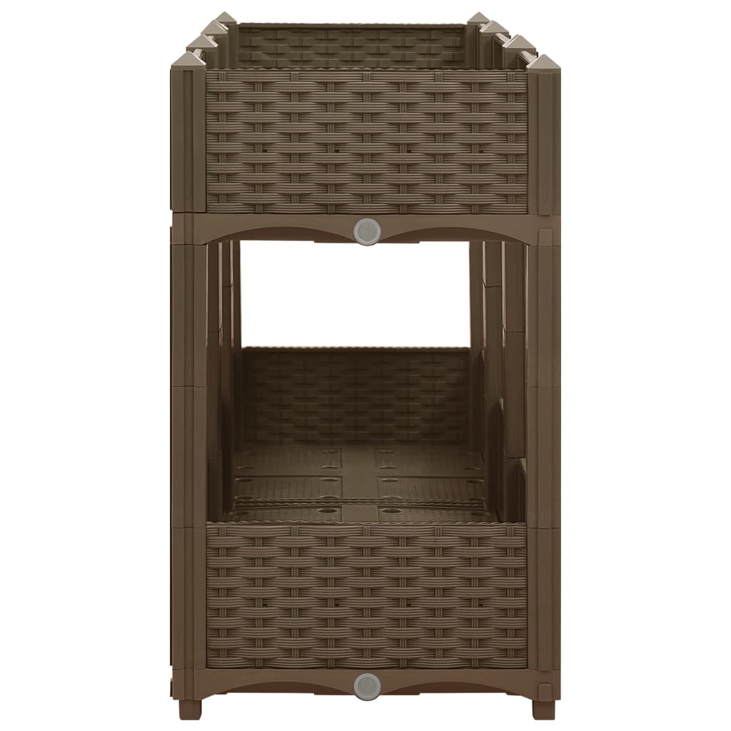 vidaXL Strat înălțat, 120x40x71 cm, polipropilenă