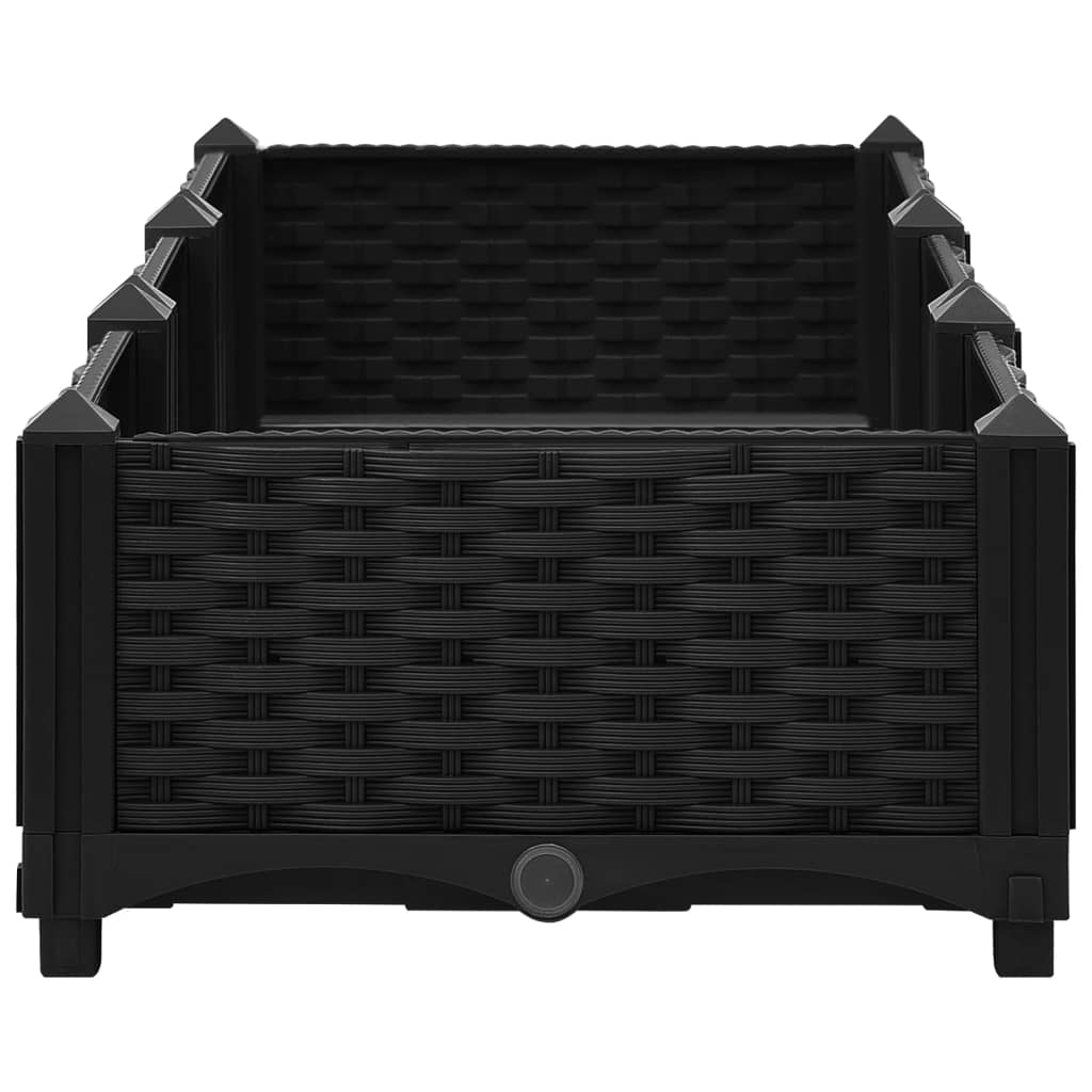 vidaXL Strat înălțat, 120x40x23 cm, polipropilenă vidaXL Strat înălțat, 120x40x23 cm, polipropilenă
