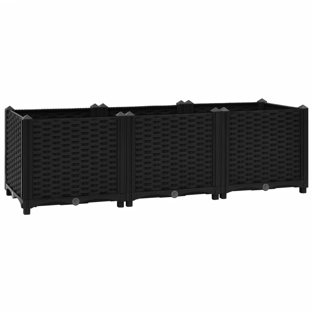 vidaXL Strat înălțat, 120x40x38 cm, polipropilenă vidaXL Strat înălțat, 120x40x38 cm, polipropilenă