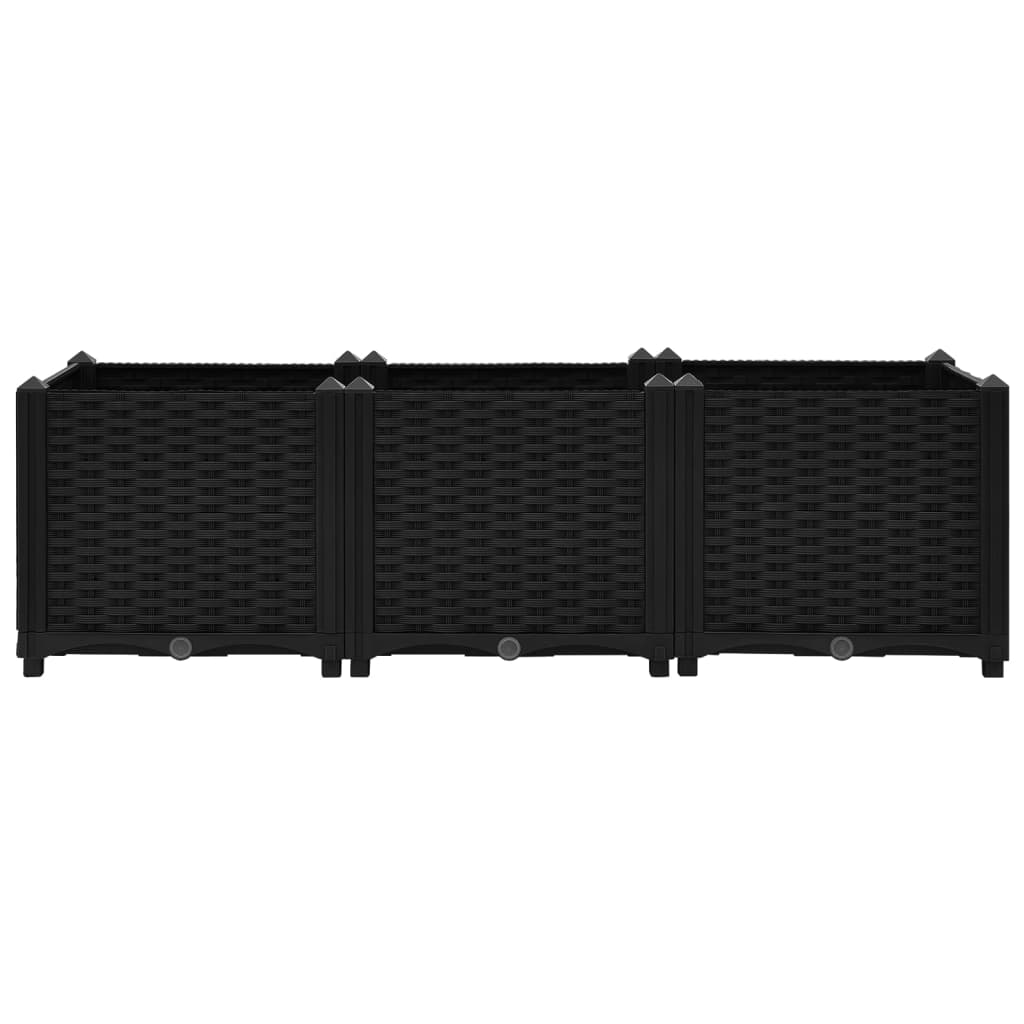 vidaXL Strat înălțat, 120x40x38 cm, polipropilenă vidaXL Strat înălțat, 120x40x38 cm, polipropilenă