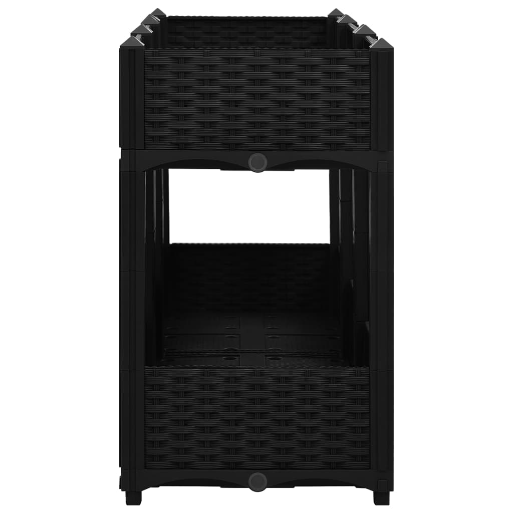 vidaXL Strat înălțat, 120x40x71 cm, polipropilenă