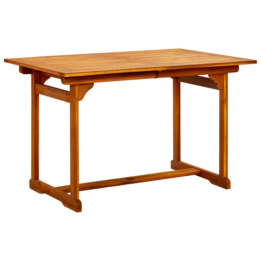 vidaXL Masă de grădină, (120-170)x80x75 cm, lemn masiv de acacia vidaXL Masă de grădină, (120-170)x80x75 cm, lemn masiv de acacia