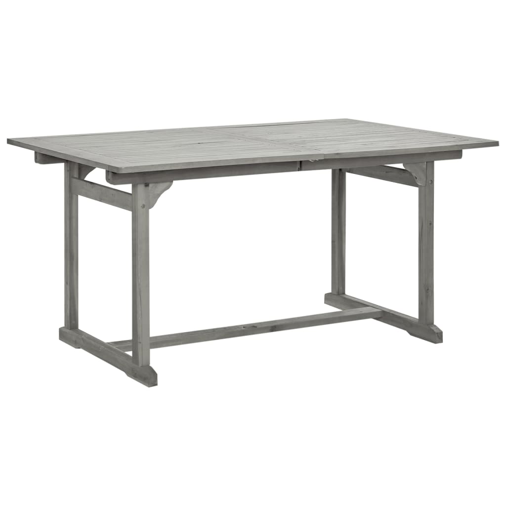 vidaXL Masă de grădină, (150-200)x100x75 cm, lemn masiv de acacia vidaXL Masă de grădină, (150-200)x100x75 cm, lemn masiv de acacia