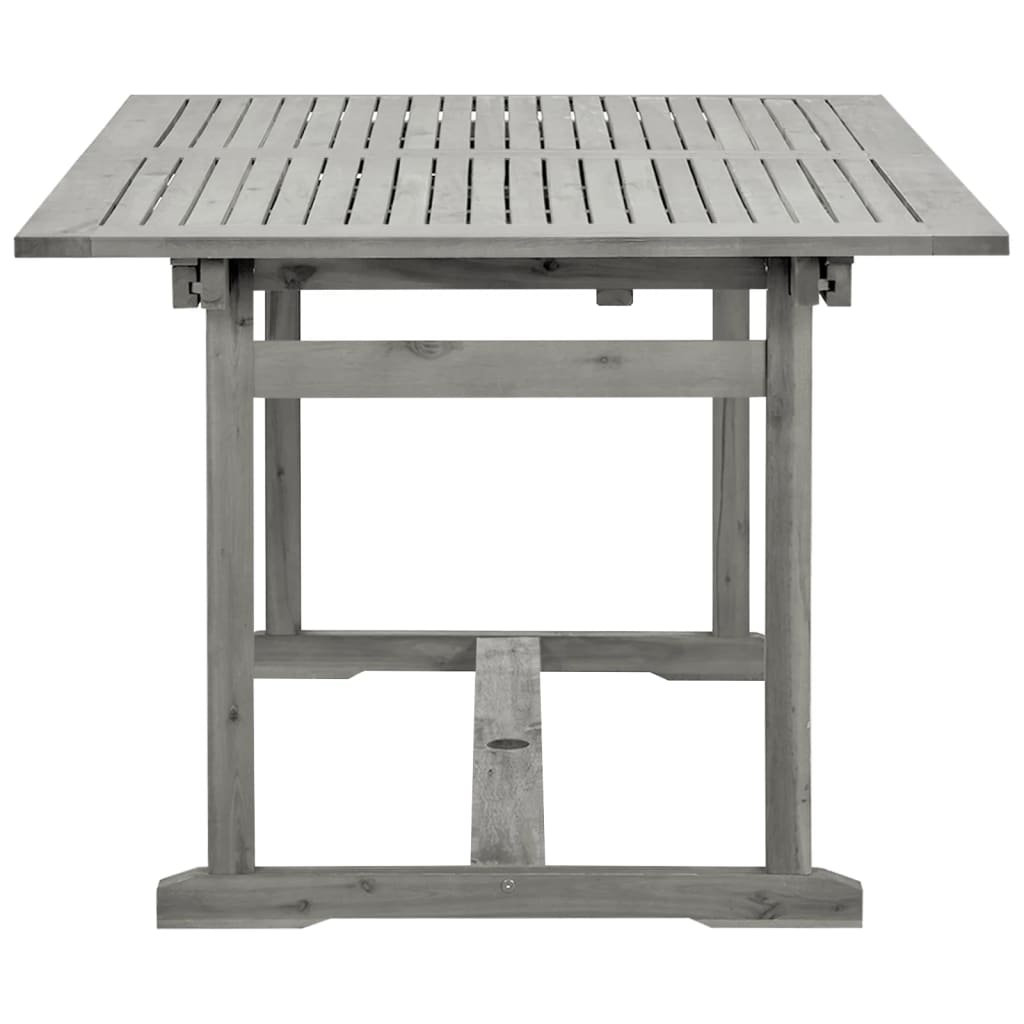 vidaXL Masă de grădină, (150-200)x100x75 cm, lemn masiv de acacia vidaXL Masă de grădină, (150-200)x100x75 cm, lemn masiv de acacia