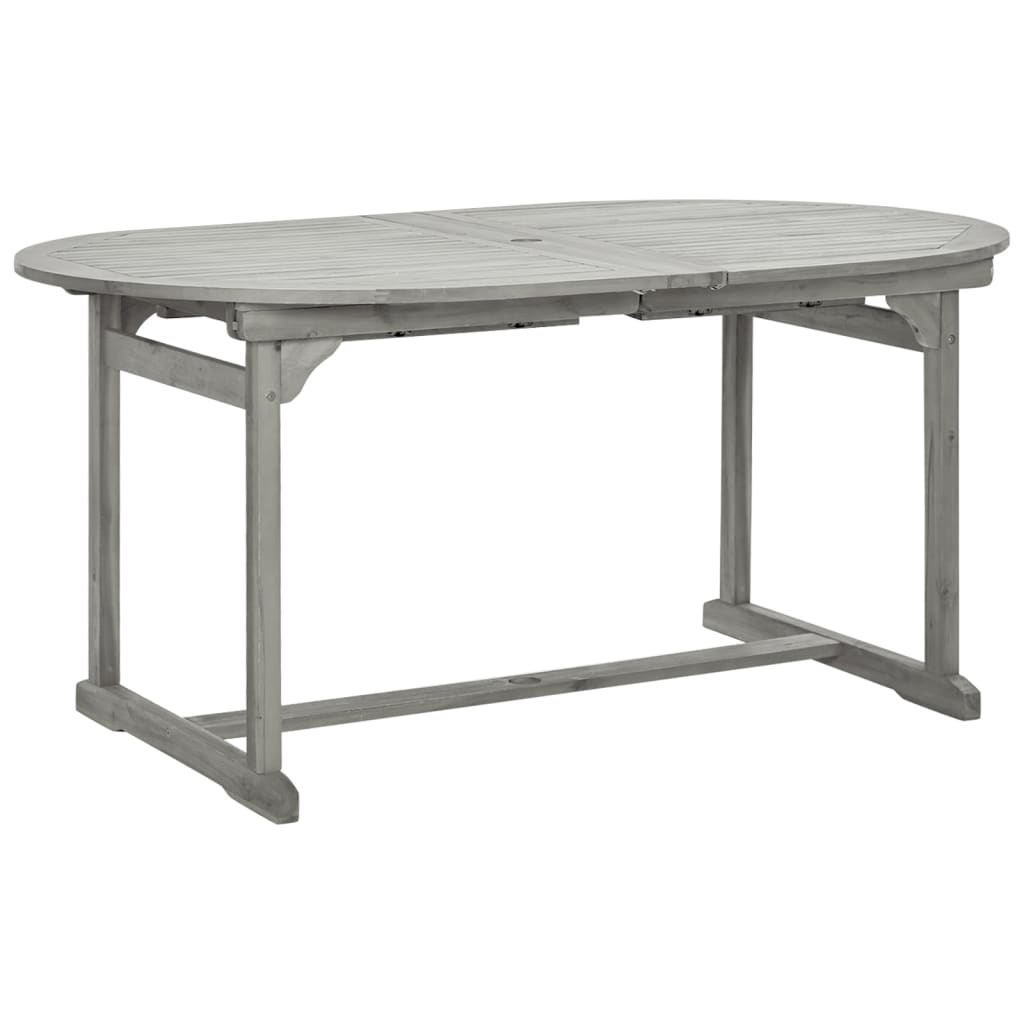 vidaXL Masă de grădină, (160-240)x100x75 cm, lemn masiv de acacia vidaXL Masă de grădină, (160-240)x100x75 cm, lemn masiv de acacia