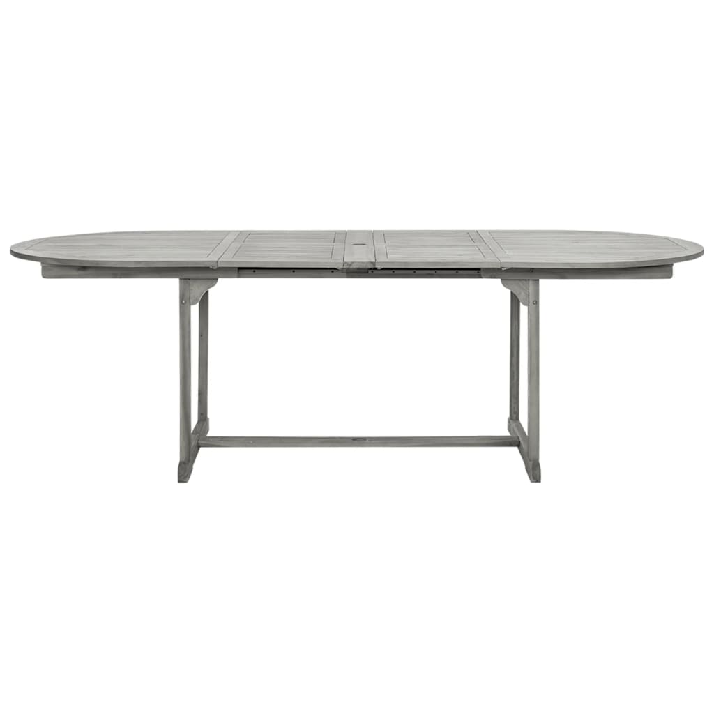 vidaXL Masă de grădină, (160-240)x100x75 cm, lemn masiv de acacia vidaXL Masă de grădină, (160-240)x100x75 cm, lemn masiv de acacia