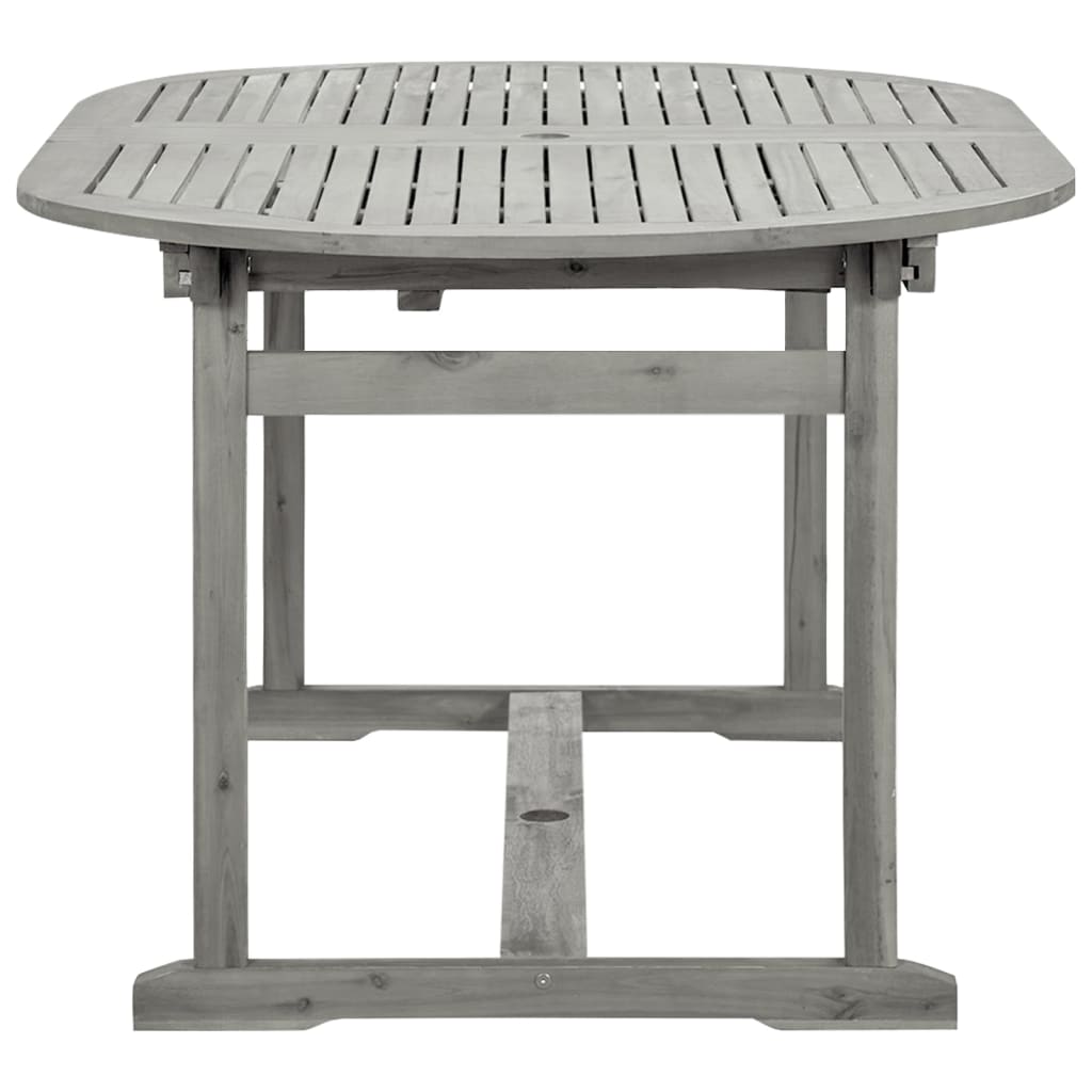vidaXL Masă de grădină, (160-240)x100x75 cm, lemn masiv de acacia vidaXL Masă de grădină, (160-240)x100x75 cm, lemn masiv de acacia