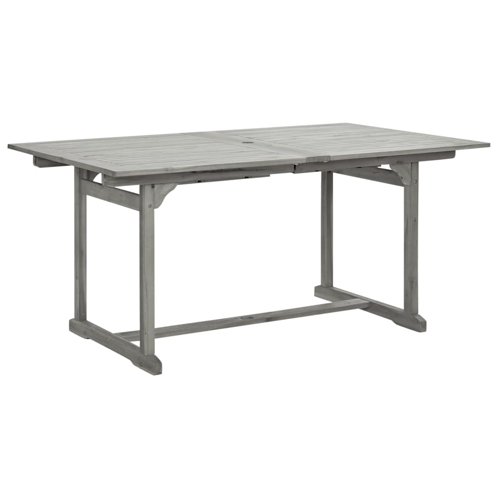 vidaXL Masă de grădină, (160-240)x100x75 cm, lemn masiv de acacia vidaXL Masă de grădină, (160-240)x100x75 cm, lemn masiv de acacia