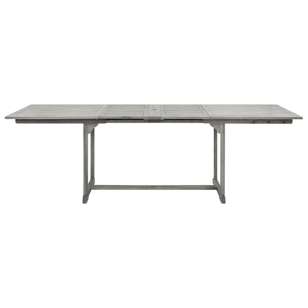 vidaXL Masă de grădină, (160-240)x100x75 cm, lemn masiv de acacia vidaXL Masă de grădină, (160-240)x100x75 cm, lemn masiv de acacia