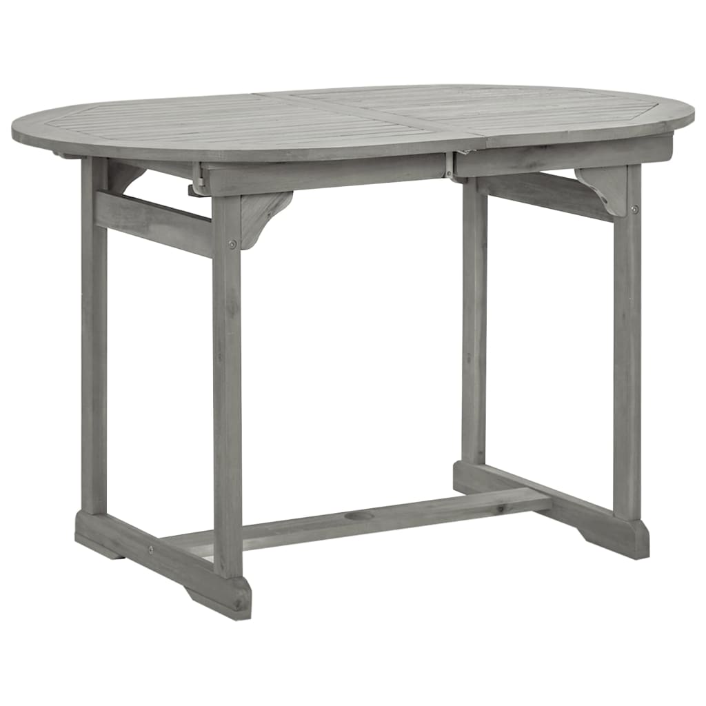vidaXL Masă de grădină, (120-170)x80x75 cm, lemn masiv de acacia vidaXL Masă de grădină, (120-170)x80x75 cm, lemn masiv de acacia