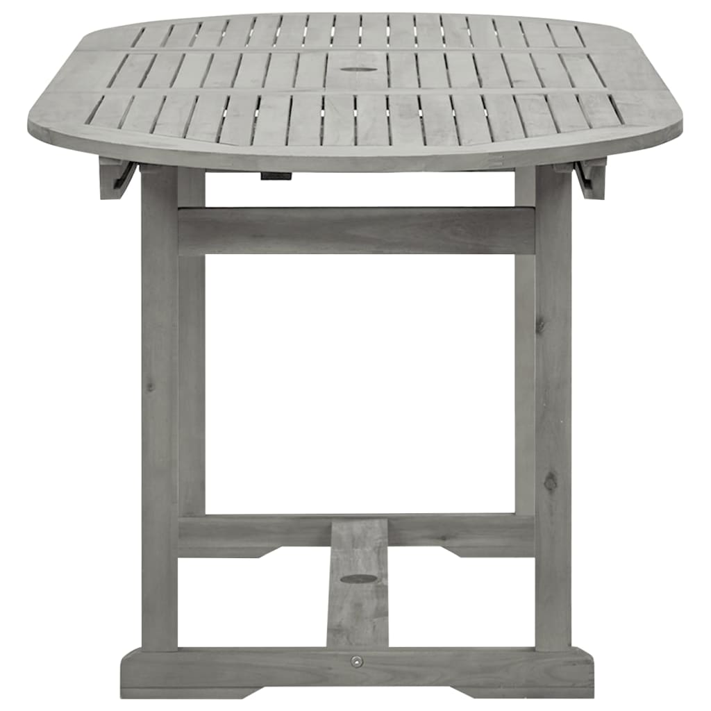 vidaXL Masă de grădină, (120-170)x80x75 cm, lemn masiv de acacia vidaXL Masă de grădină, (120-170)x80x75 cm, lemn masiv de acacia