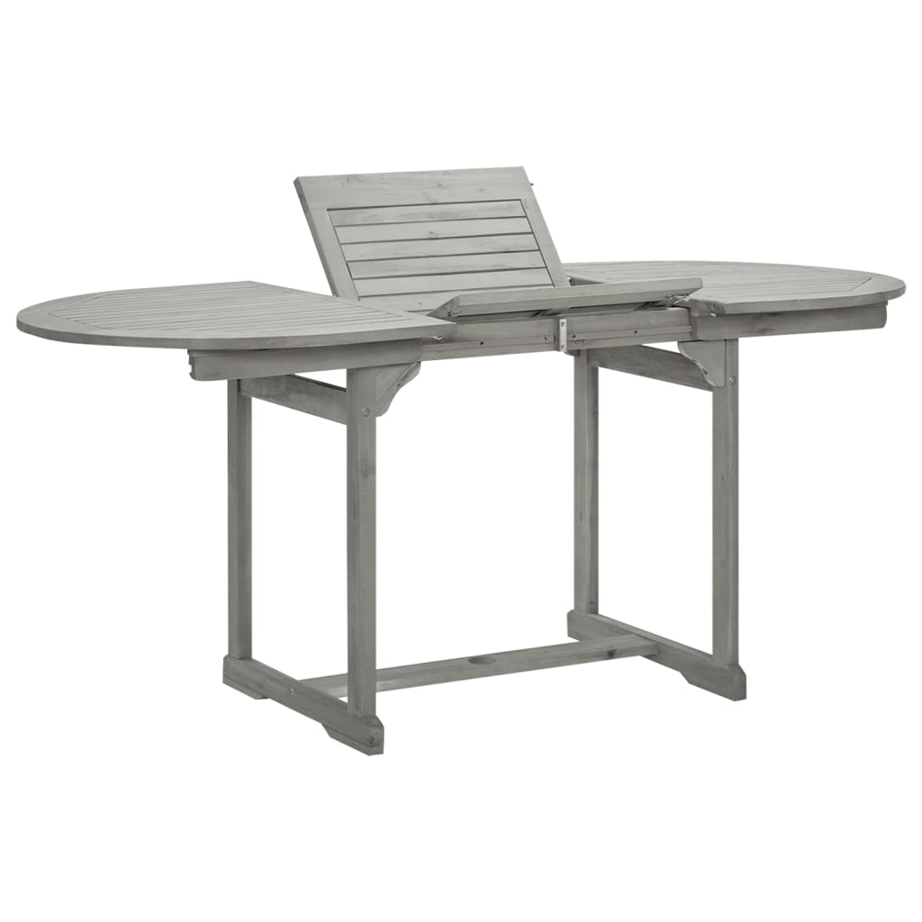vidaXL Masă de grădină, (120-170)x80x75 cm, lemn masiv de acacia vidaXL Masă de grădină, (120-170)x80x75 cm, lemn masiv de acacia
