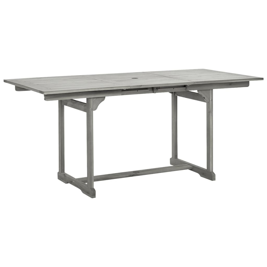 vidaXL Masă de grădină, (120-170)x80x75 cm, lemn masiv de acacia vidaXL Masă de grădină, (120-170)x80x75 cm, lemn masiv de acacia