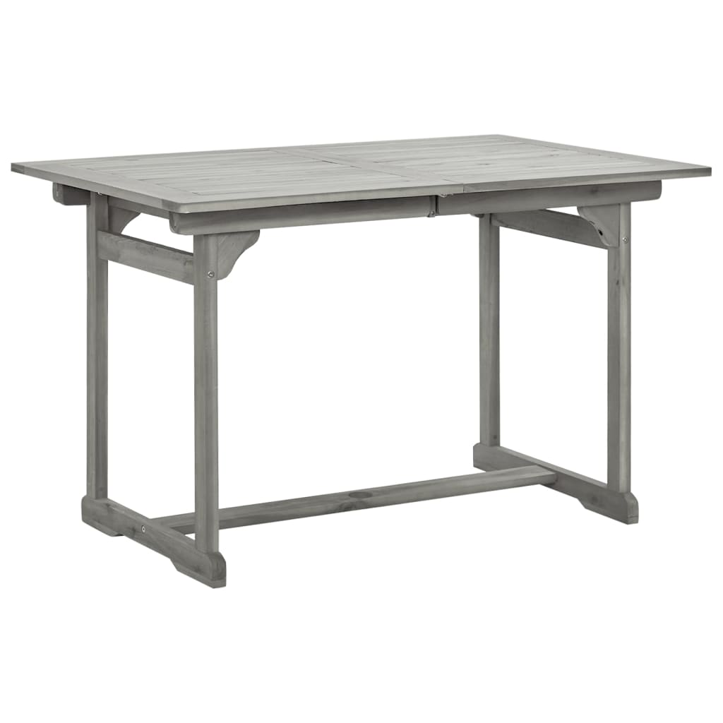 vidaXL Masă de grădină, (120-170)x80x75 cm, lemn masiv de acacia vidaXL Masă de grădină, (120-170)x80x75 cm, lemn masiv de acacia