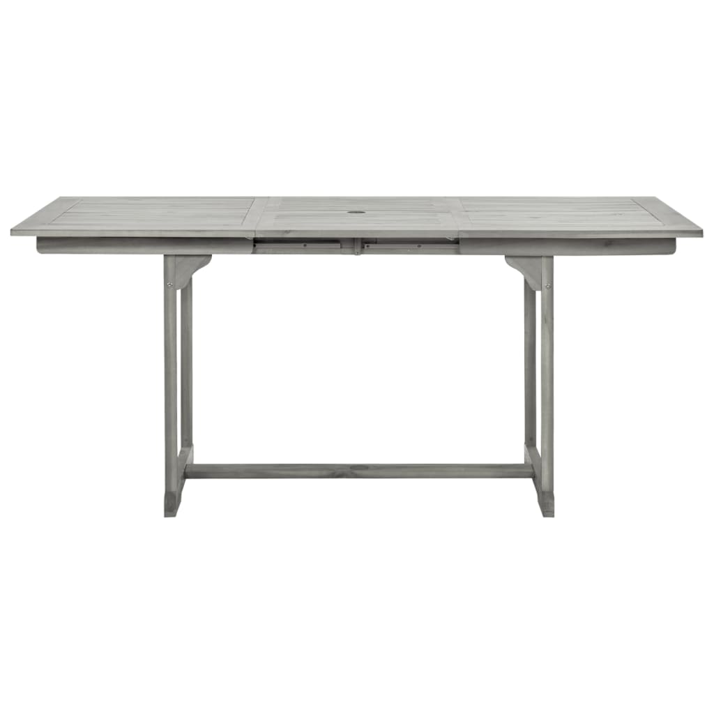 vidaXL Masă de grădină, (120-170)x80x75 cm, lemn masiv de acacia vidaXL Masă de grădină, (120-170)x80x75 cm, lemn masiv de acacia