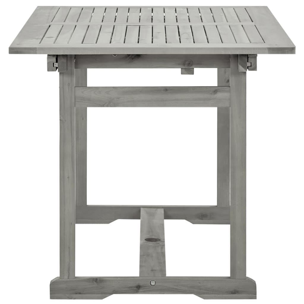 vidaXL Masă de grădină, (120-170)x80x75 cm, lemn masiv de acacia vidaXL Masă de grădină, (120-170)x80x75 cm, lemn masiv de acacia