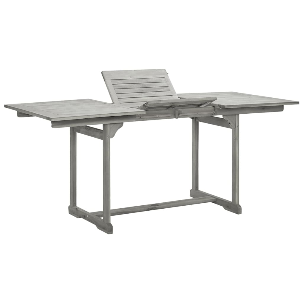 vidaXL Masă de grădină, (120-170)x80x75 cm, lemn masiv de acacia vidaXL Masă de grădină, (120-170)x80x75 cm, lemn masiv de acacia