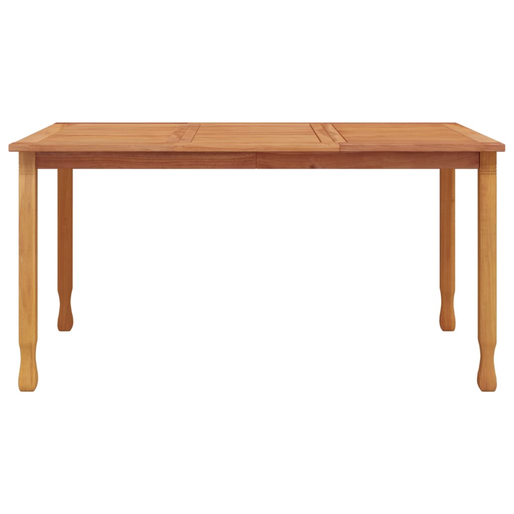vidaXL Masă de grădină, 150x90x75 cm, lemn masiv de tec vidaXL Masă de grădină, 150x90x75 cm, lemn masiv de tec