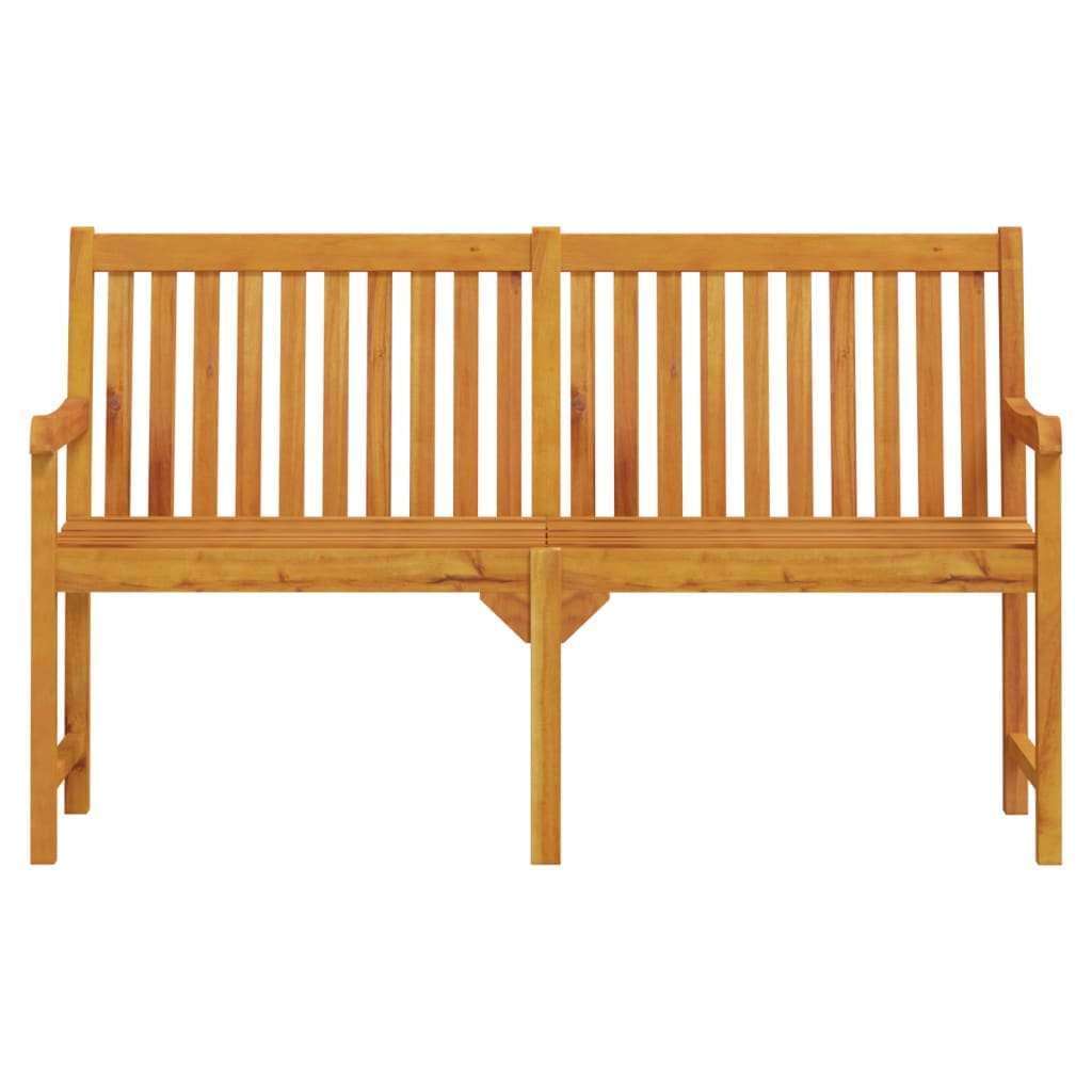 vidaXL Bancă pentru grădină, 150 cm, lemn masiv de acacia