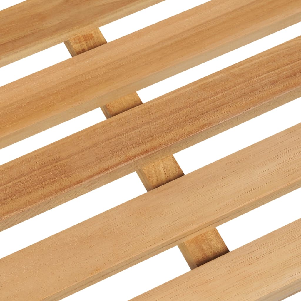 vidaXL Bancă de grădină, 114 cm, lemn masiv de tec