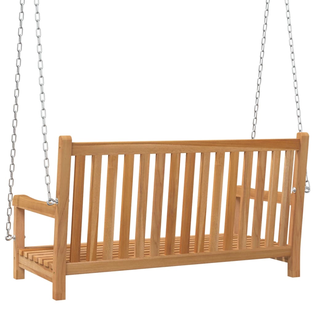 vidaXL Bancă balansoar, lemn masiv de tec, 114x60x64 cm vidaXL Bancă balansoar, lemn masiv de tec, 114x60x64 cm