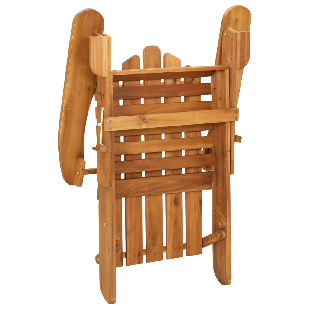 vidaXL Scaun de grădină Adirondack, lemn masiv de acacia