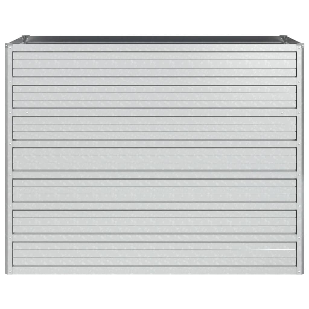 vidaXL Strat înălțat de grădină argintiu 100x40x77 cm oțel galvanizat vidaXL Strat înălțat de grădină argintiu 100x40x77 cm oțel galvanizat