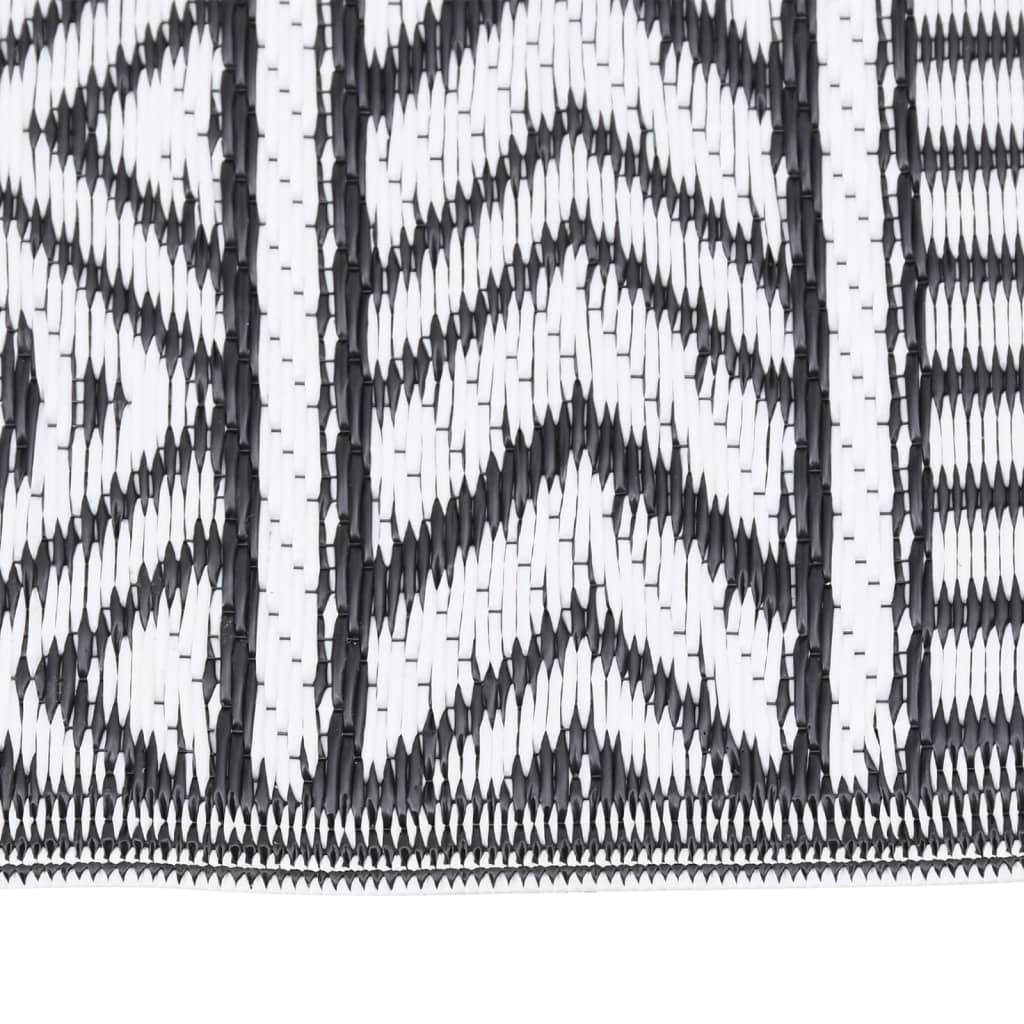 vidaXL Covor de exterior, ARAKIL negru, 160x230 cm, PP vidaXL Covor de exterior, ARAKIL negru, 160x230 cm, PP