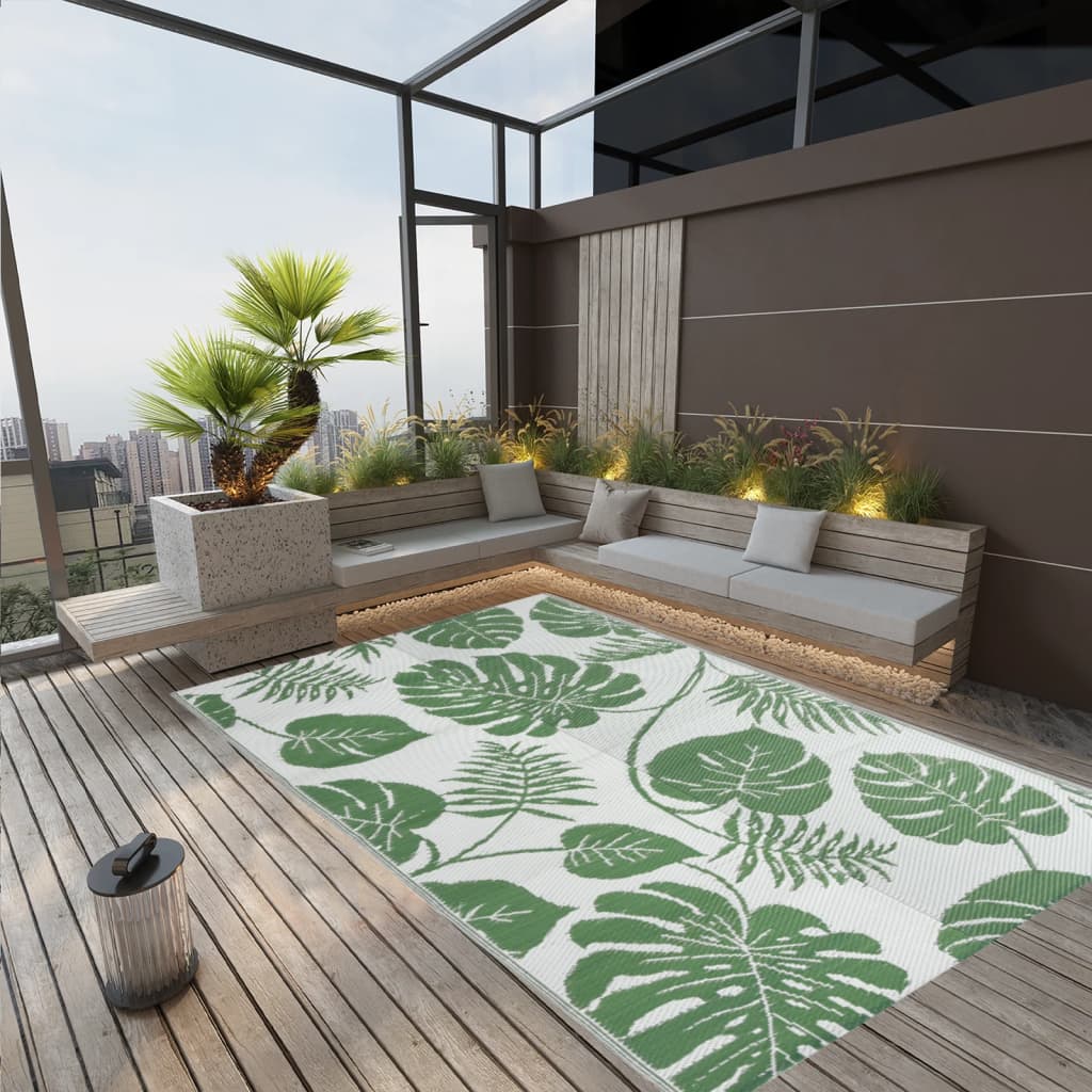 vidaXL Covor de exterior, ARAKIL verde, 190x290 cm, PP vidaXL Covor de exterior, ARAKIL verde, 190x290 cm, PP