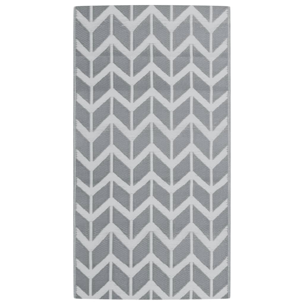 vidaXL Covor de exterior, ARAKIL gri, 80x150 cm, PP vidaXL Covor de exterior, ARAKIL gri, 80x150 cm, PP