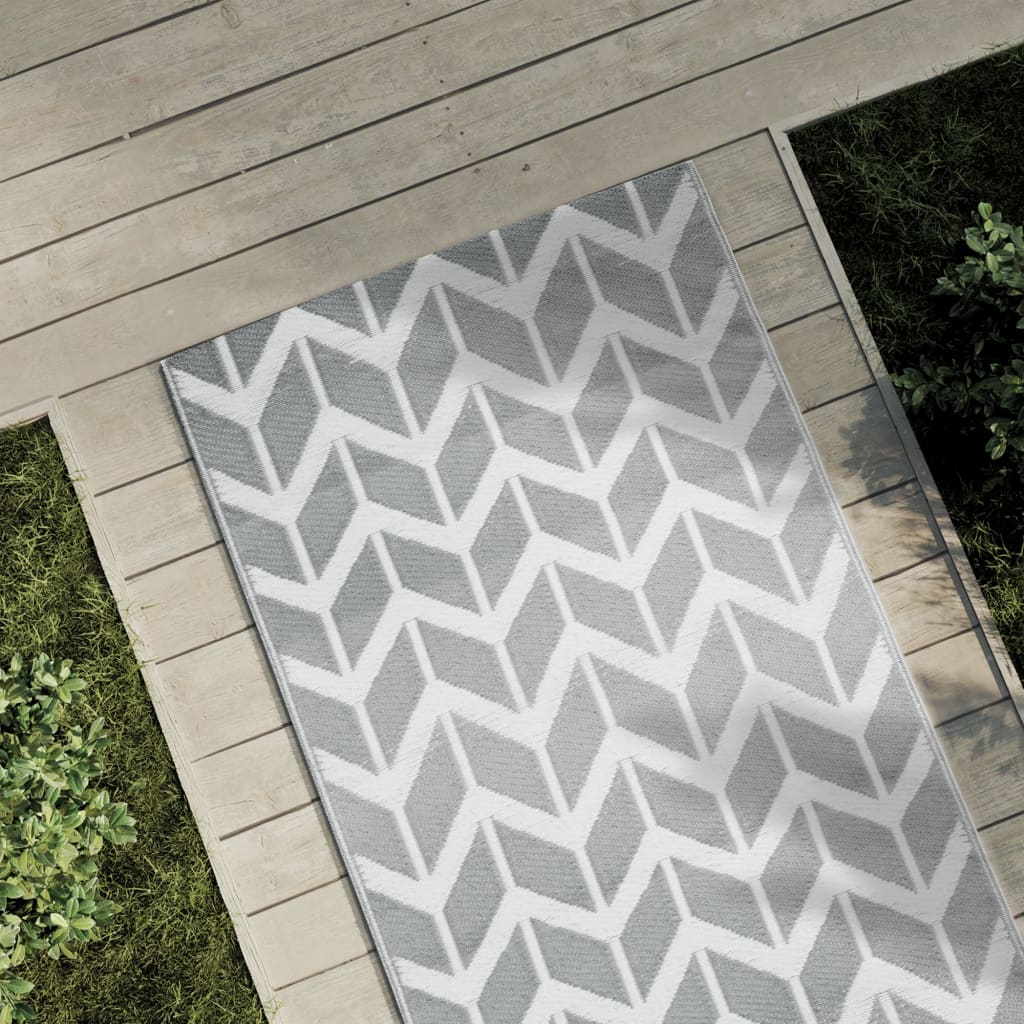 vidaXL Covor de exterior, ARAKIL gri, 80x150 cm, PP vidaXL Covor de exterior, ARAKIL gri, 80x150 cm, PP