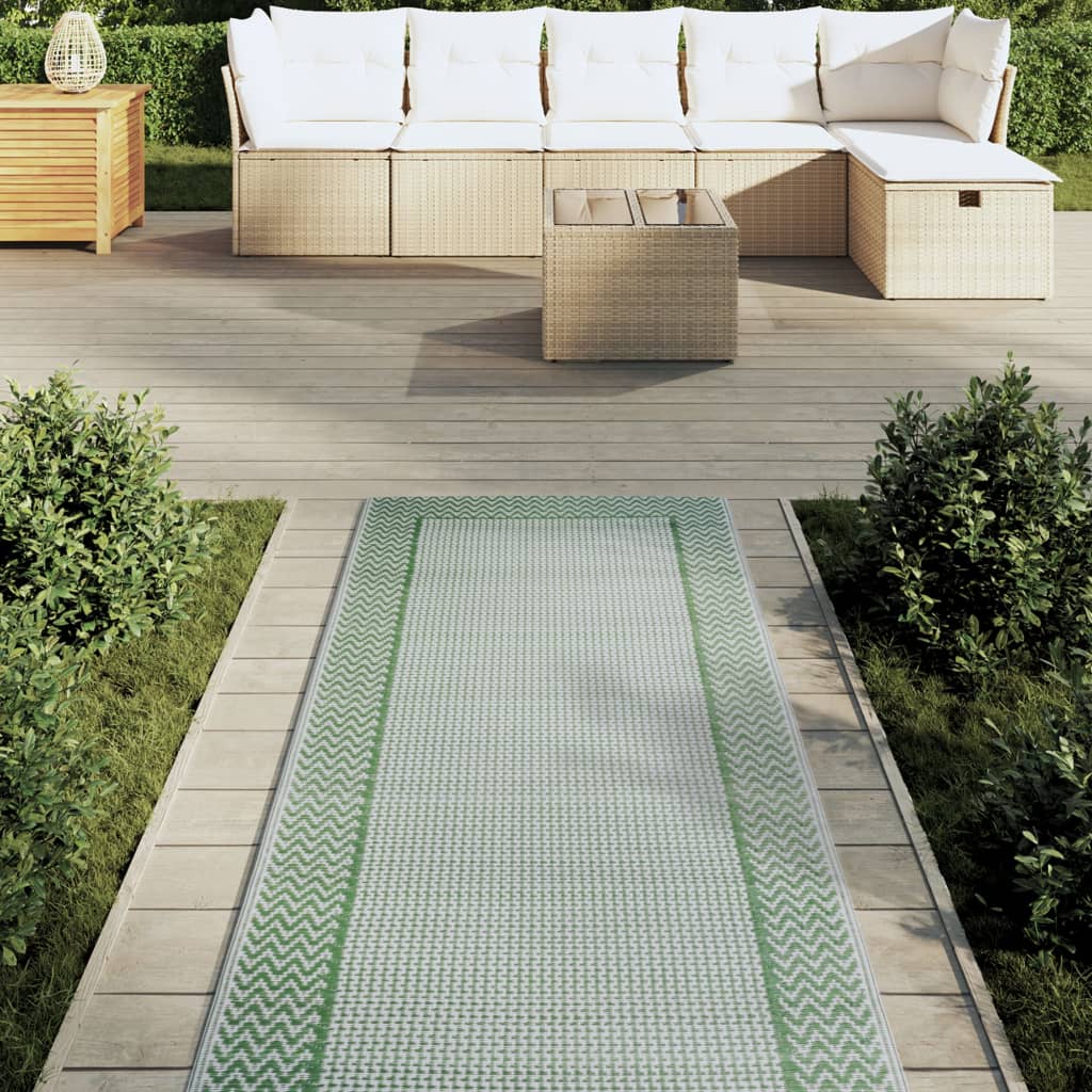 vidaXL Covor de exterior, ARAKIL verde, 80x250 cm, PP vidaXL Covor de exterior, ARAKIL verde, 80x250 cm, PP