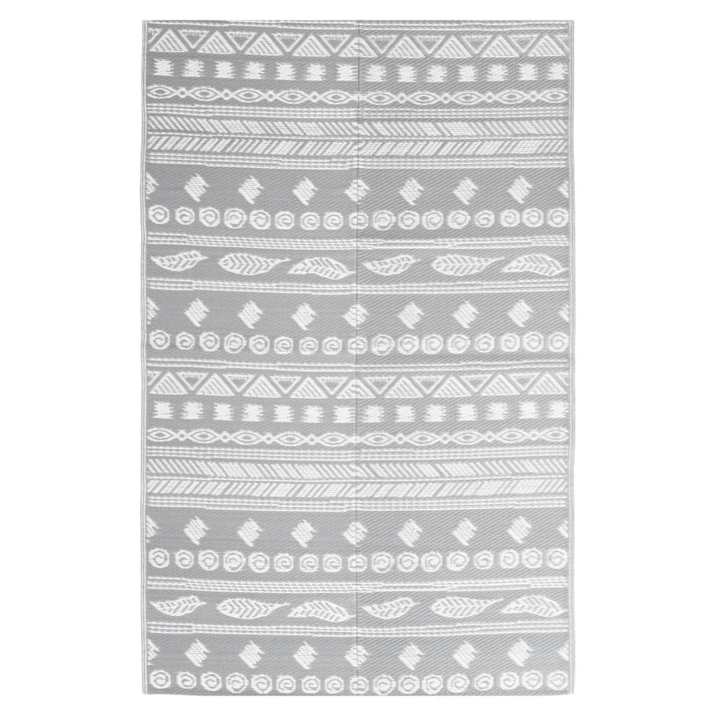 vidaXL Covor d exterior, ARAKIL gri, 140 x 200 cm, PP vidaXL Covor d exterior, ARAKIL gri, 140 x 200 cm, PP