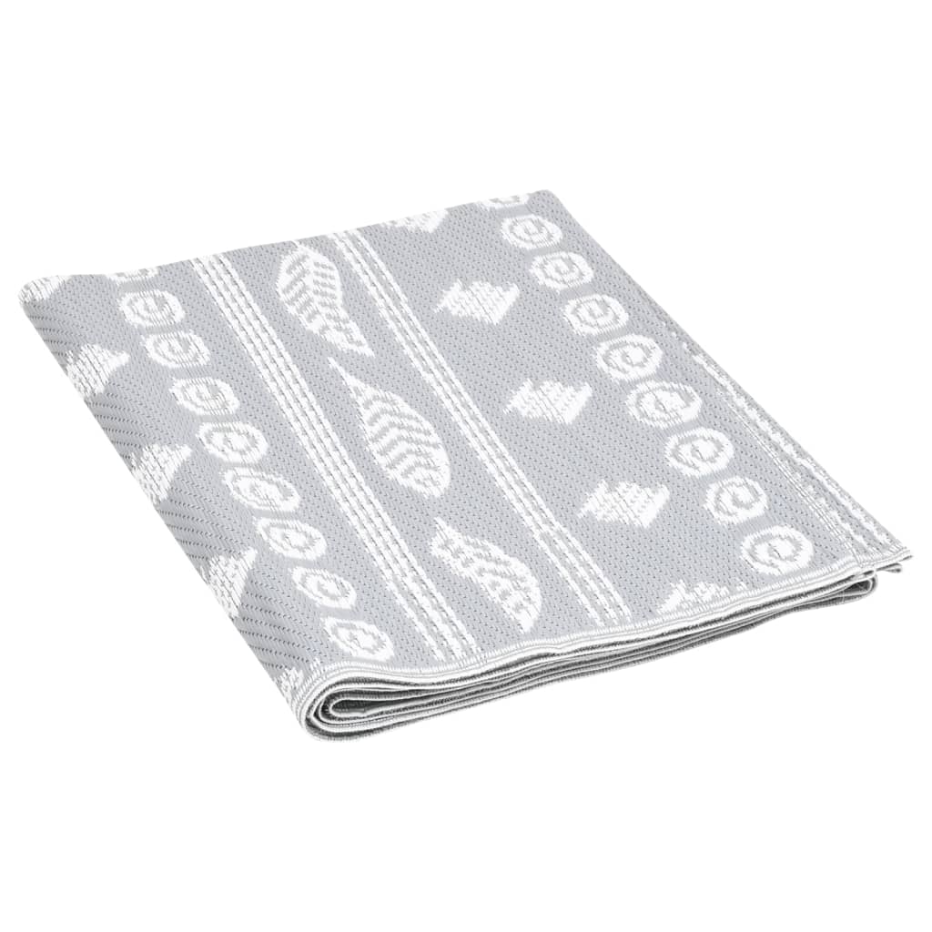 vidaXL Covor d exterior, ARAKIL gri, 140 x 200 cm, PP vidaXL Covor d exterior, ARAKIL gri, 140 x 200 cm, PP