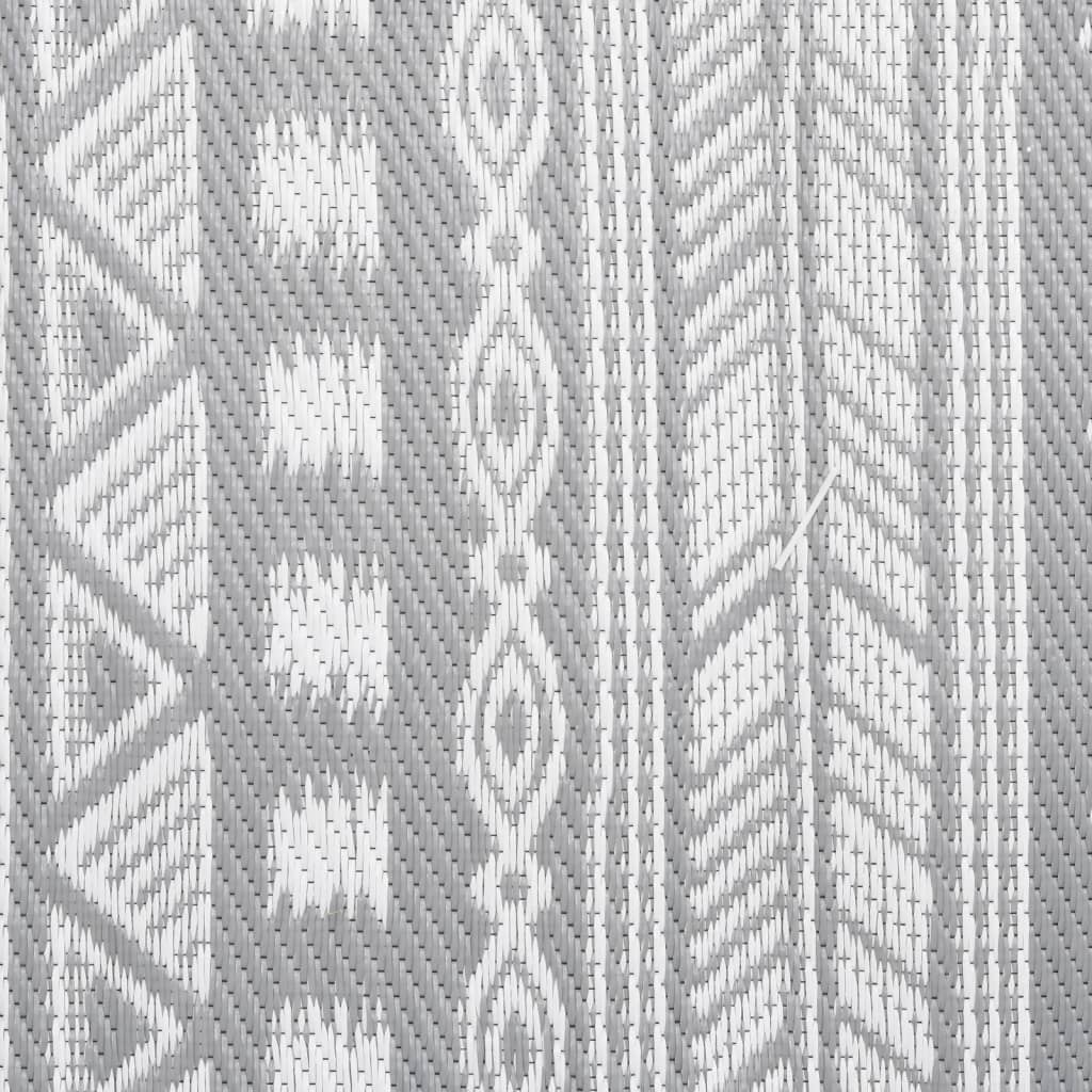 vidaXL Covor d exterior, ARAKIL gri, 140 x 200 cm, PP vidaXL Covor d exterior, ARAKIL gri, 140 x 200 cm, PP