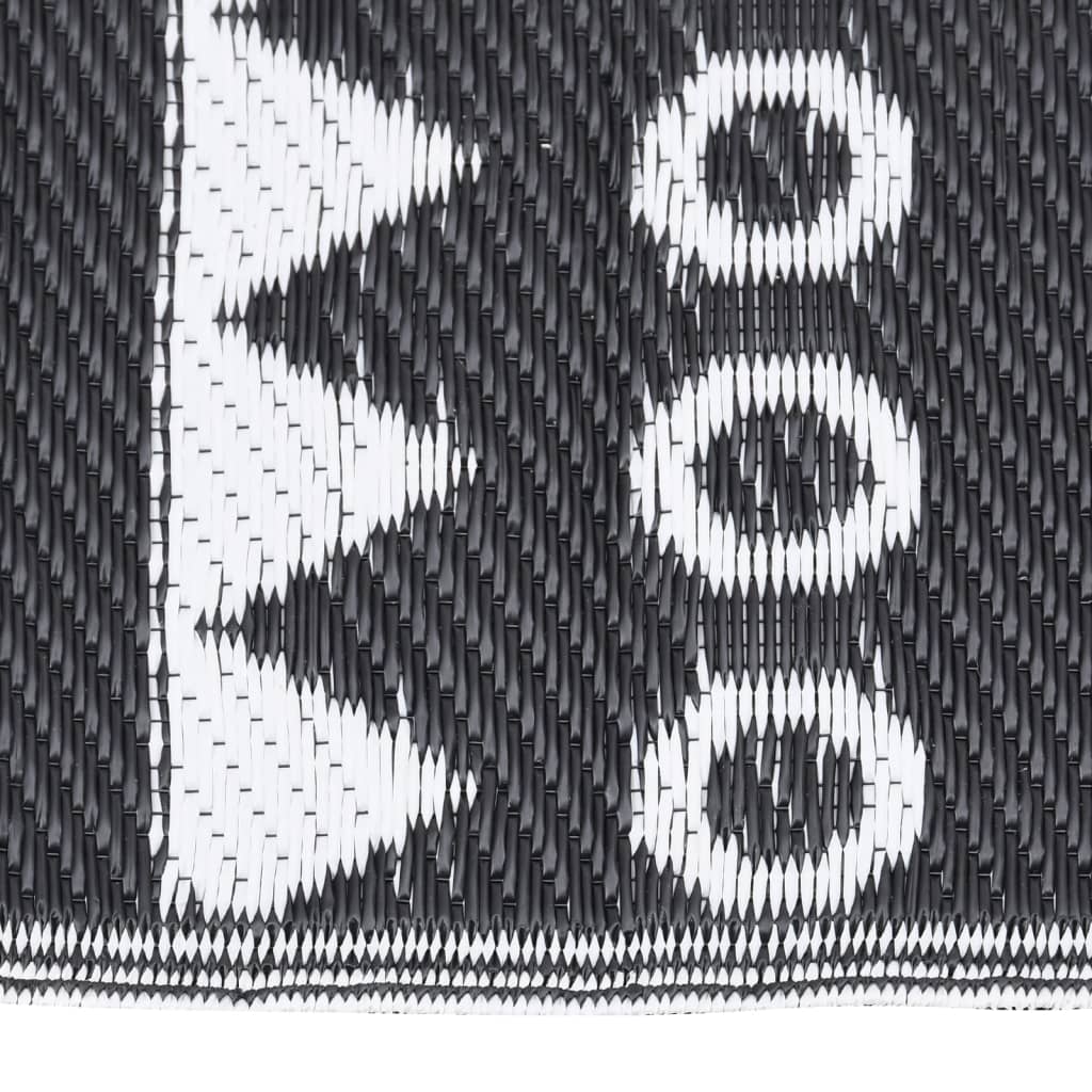 vidaXL Covor de exterior, ARAKIL negru, 80x150 cm, PP vidaXL Covor de exterior, ARAKIL negru, 80x150 cm, PP