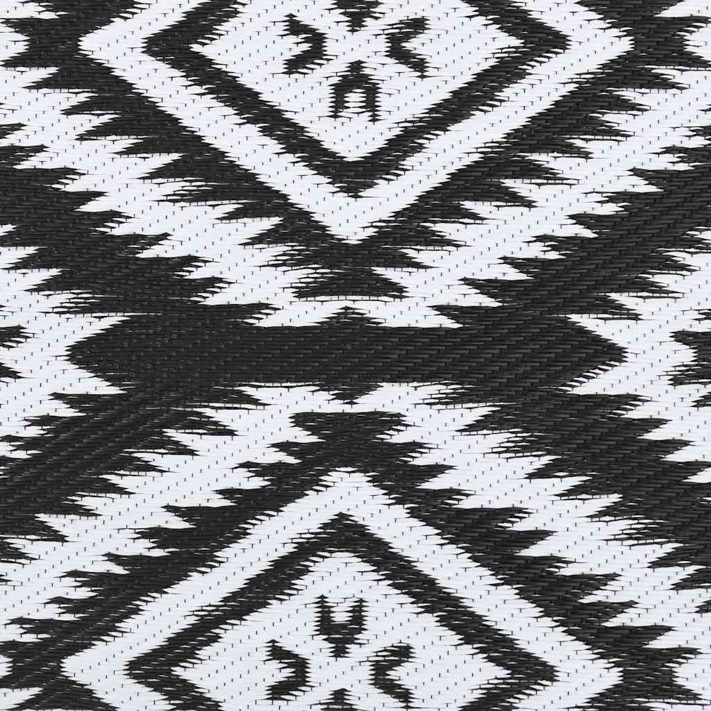 vidaXL Covor de exterior, ARAKIL negru, 160x230 cm, PP vidaXL Covor de exterior, ARAKIL negru, 160x230 cm, PP