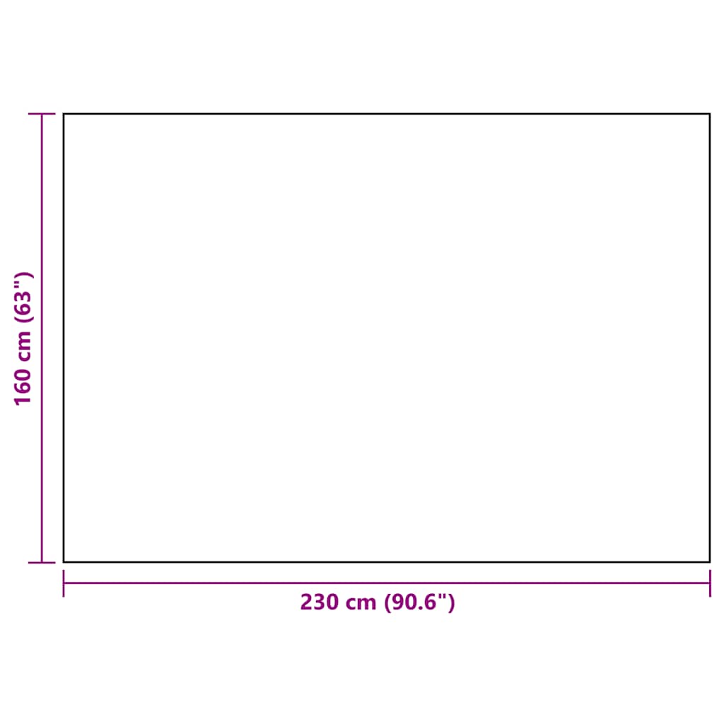 vidaXL Covor de exterior, ARAKIL negru, 160x230 cm, PP vidaXL Covor de exterior, ARAKIL negru, 160x230 cm, PP