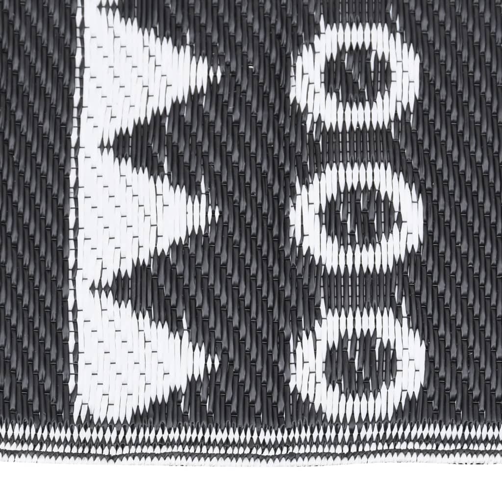 vidaXL Covor de exterior, ARAKIL negru, 190x290 cm, PP vidaXL Covor de exterior, ARAKIL negru, 190x290 cm, PP