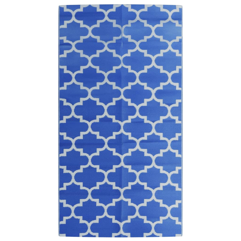 vidaXL Covor de exterior, ARAKIL albastru, 80x150 cm, PP vidaXL Covor de exterior, ARAKIL albastru, 80x150 cm, PP
