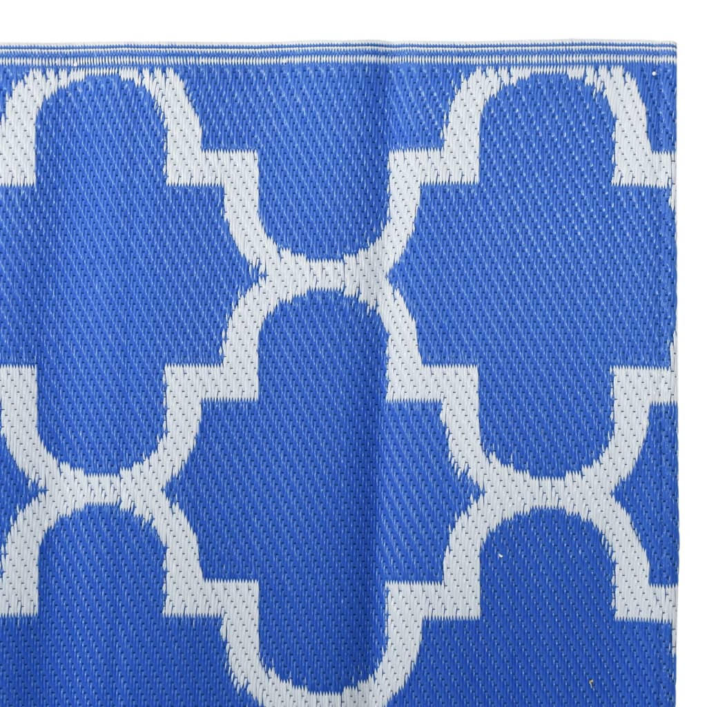 vidaXL Covor de exterior, ARAKIL albastru, 80x150 cm, PP vidaXL Covor de exterior, ARAKIL albastru, 80x150 cm, PP