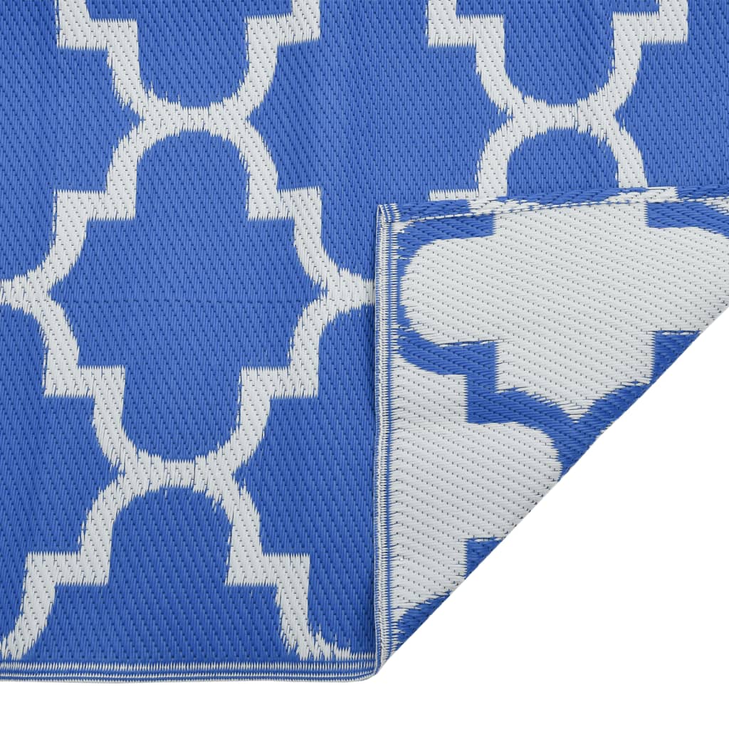 vidaXL Covor de exterior, ARAKIL albastru, 80x150 cm, PP vidaXL Covor de exterior, ARAKIL albastru, 80x150 cm, PP