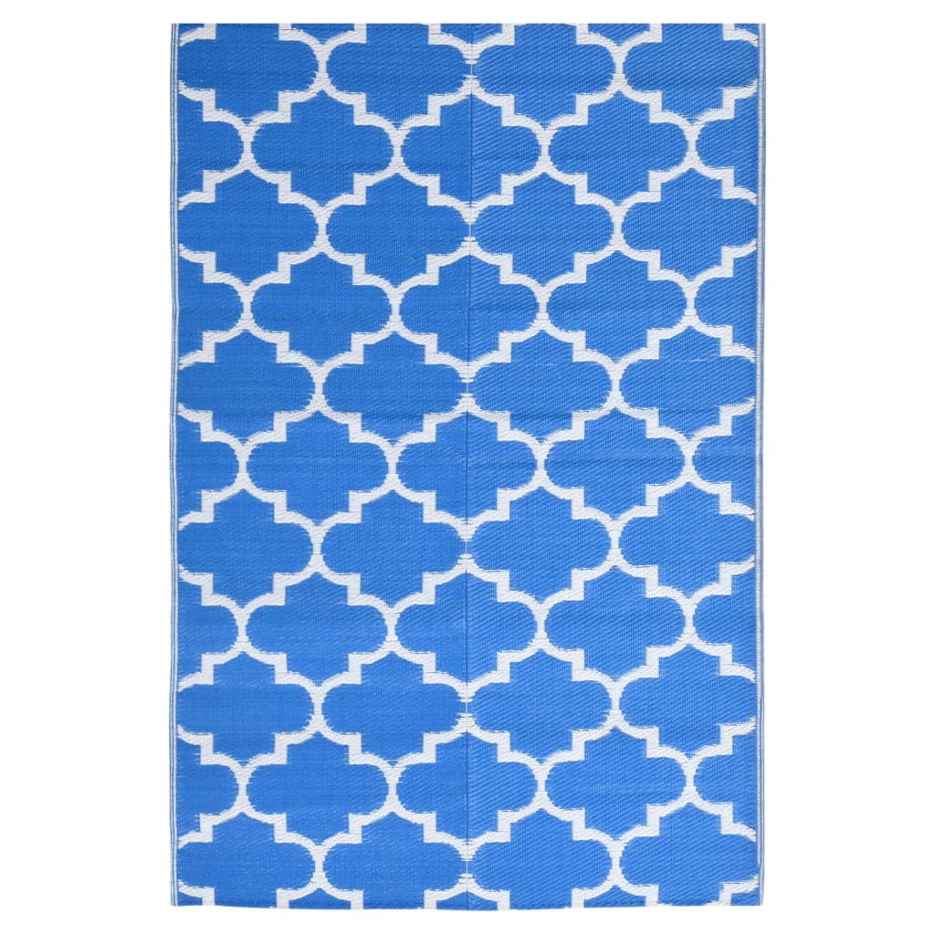 vidaXL Covor de exterior, ARAKIL albastru, 120x180 cm, PP vidaXL Covor de exterior, ARAKIL albastru, 120x180 cm, PP